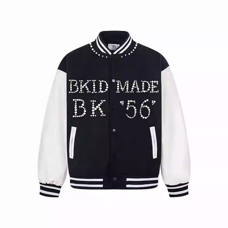 Beaded Varsity Jacket