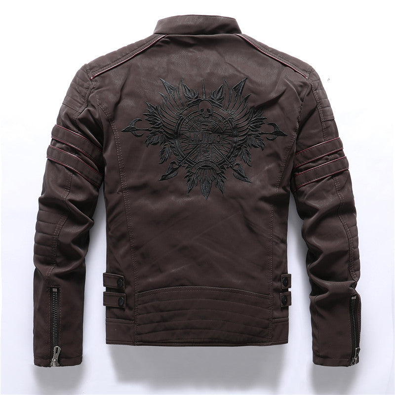 Leather Bomber Jacket