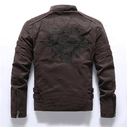Leather Bomber Jacket