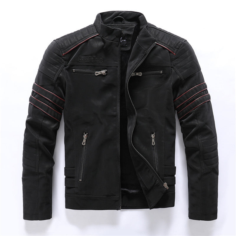 Leather Bomber Jacket