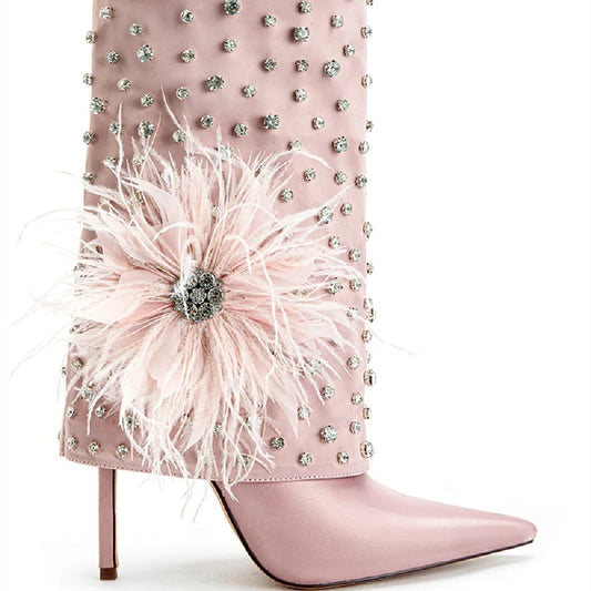 Vionnet Plush Luxe Ankle Boots