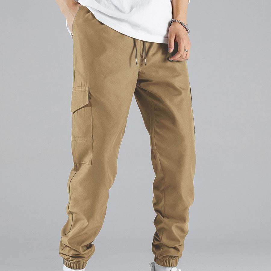 Multi-Pocket Workwear Cargo Pants - ALIZA