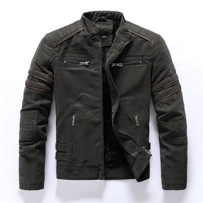Leather Bomber Jacket - Best Seller