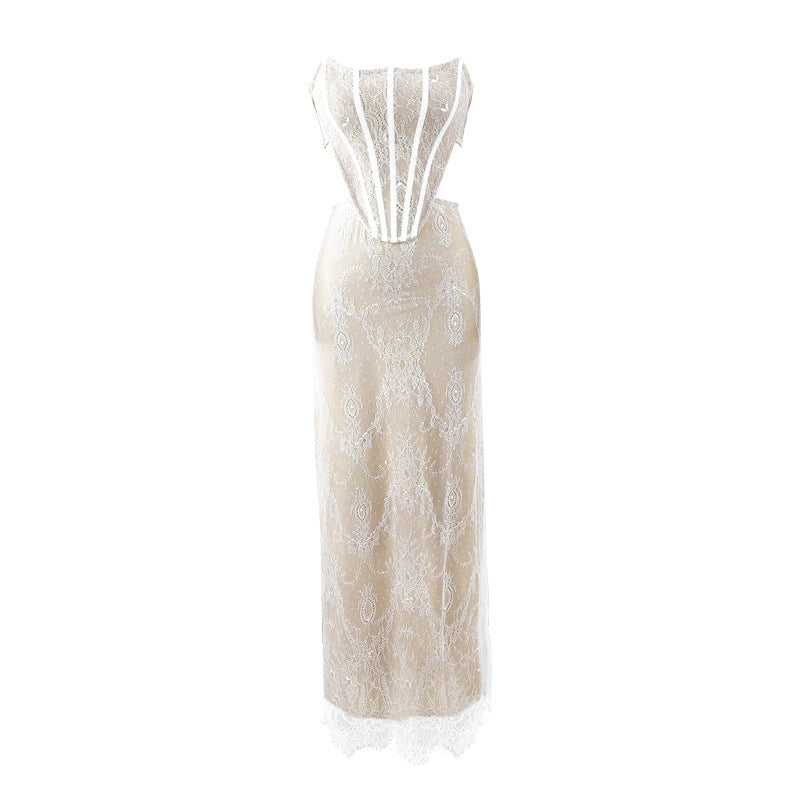 Vionnet Lace Bandage Dress