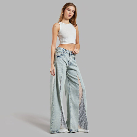 Dentelle Fuselé Denim