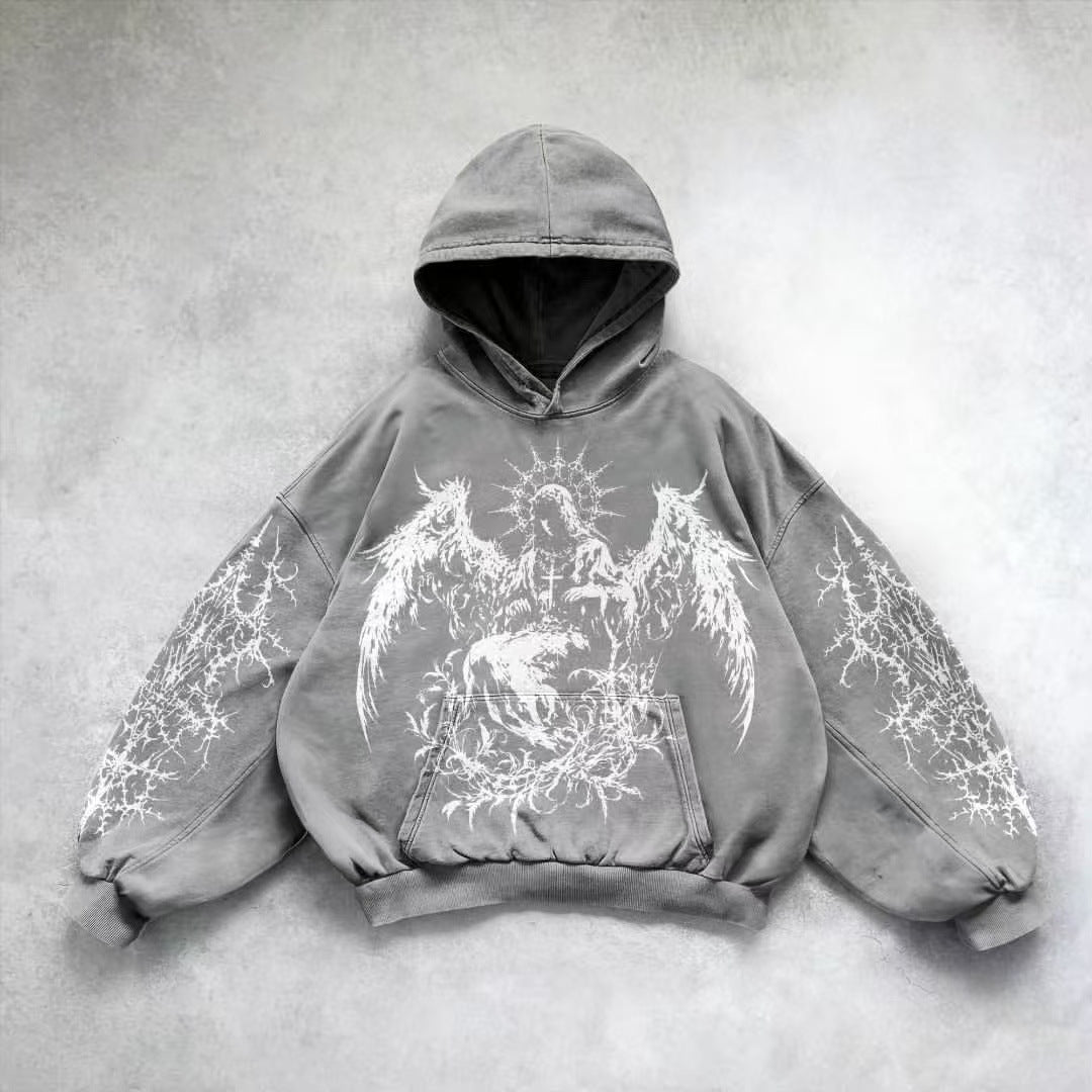 Unisex Motif Hoodie