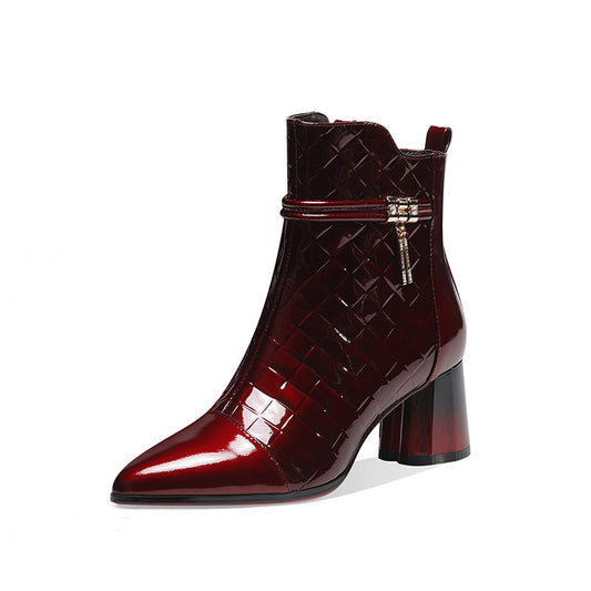 Velasca Velvet Heeled Boots