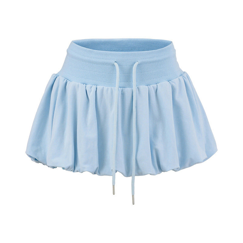 High-Waist Blossom Puff Skirt