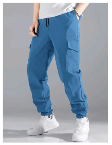 Multi-Pocket Workwear Cargo Pants - ALIZA