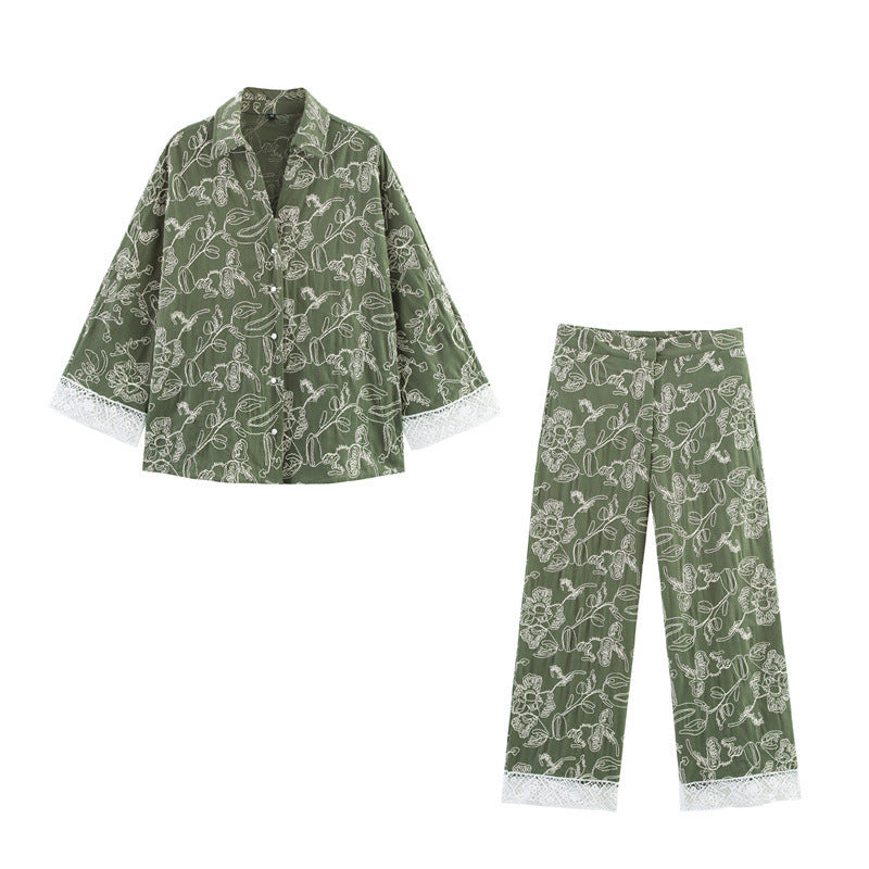 Women's Brodé Lace Set