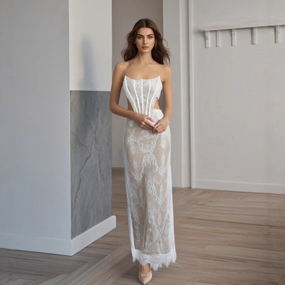 Vionnet Lace Bandage Dress