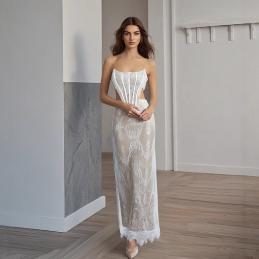 Vionnet Lace Bandage Dress