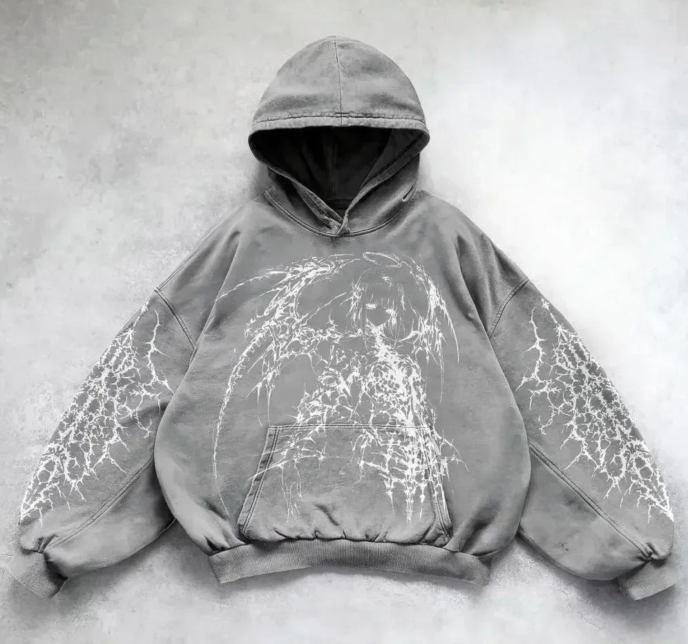 Unisex Motif Hoodie