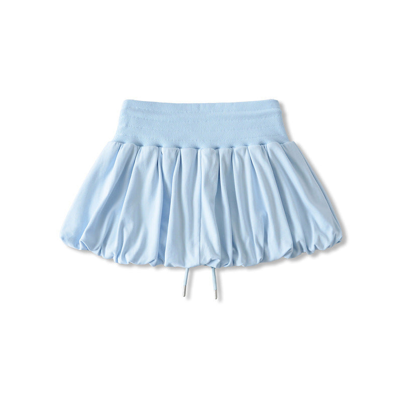 High-Waist Blossom Puff Skirt