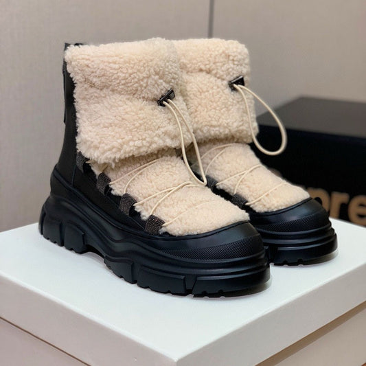 Velasca Luxe Fur Boots