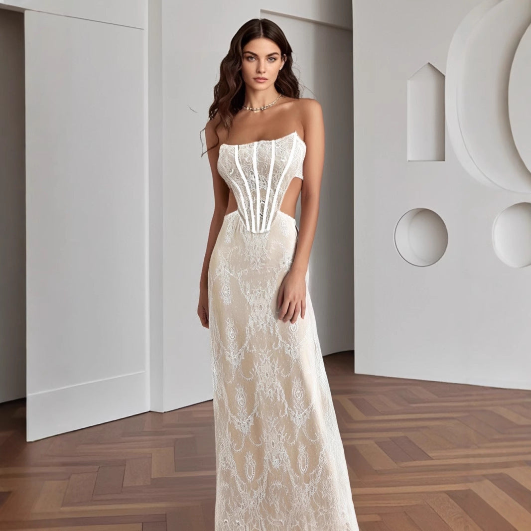 Vionnet Lace Bandage Dress