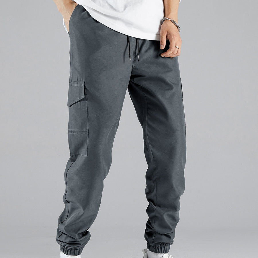 Multi-Pocket Workwear Cargo Pants - ALIZA