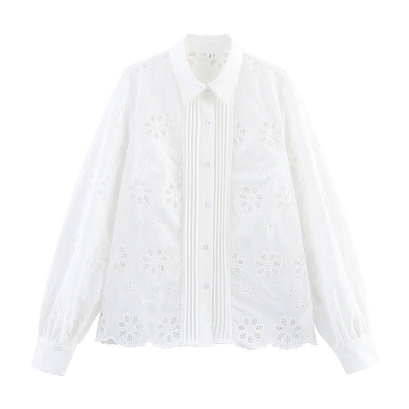 Vionnet Embroidered Temperament Shirt