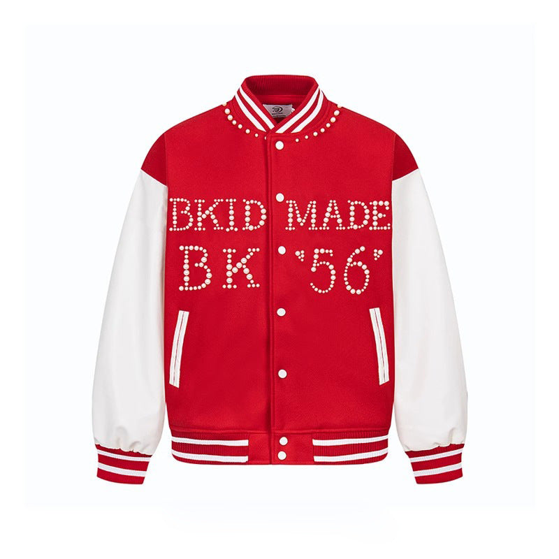 Beaded Varsity Jacket
