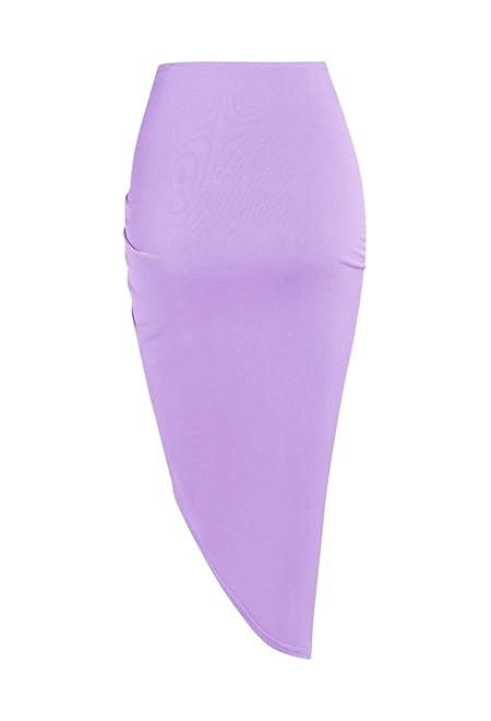 Onyx Ruched Bodycon Midi Skirt
