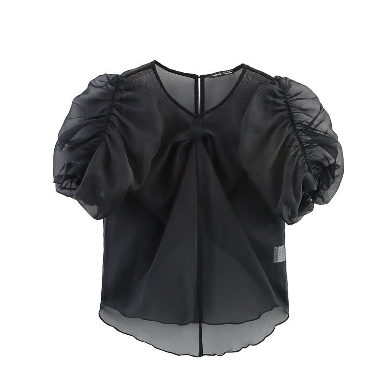 Women's Noeud Puff Top