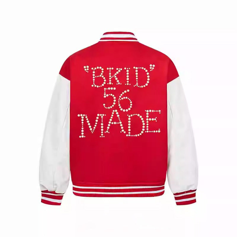 Beaded Varsity Jacket