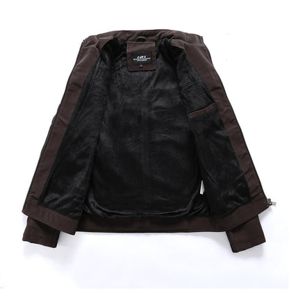 Leather Bomber Jacket