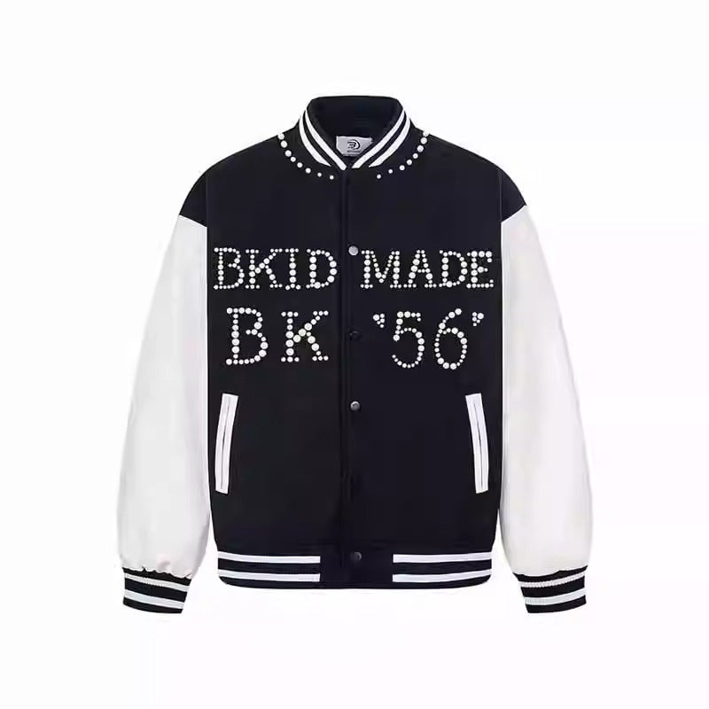 Beaded Varsity Jacket