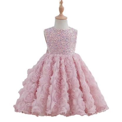 SequinFlora Petti Dress