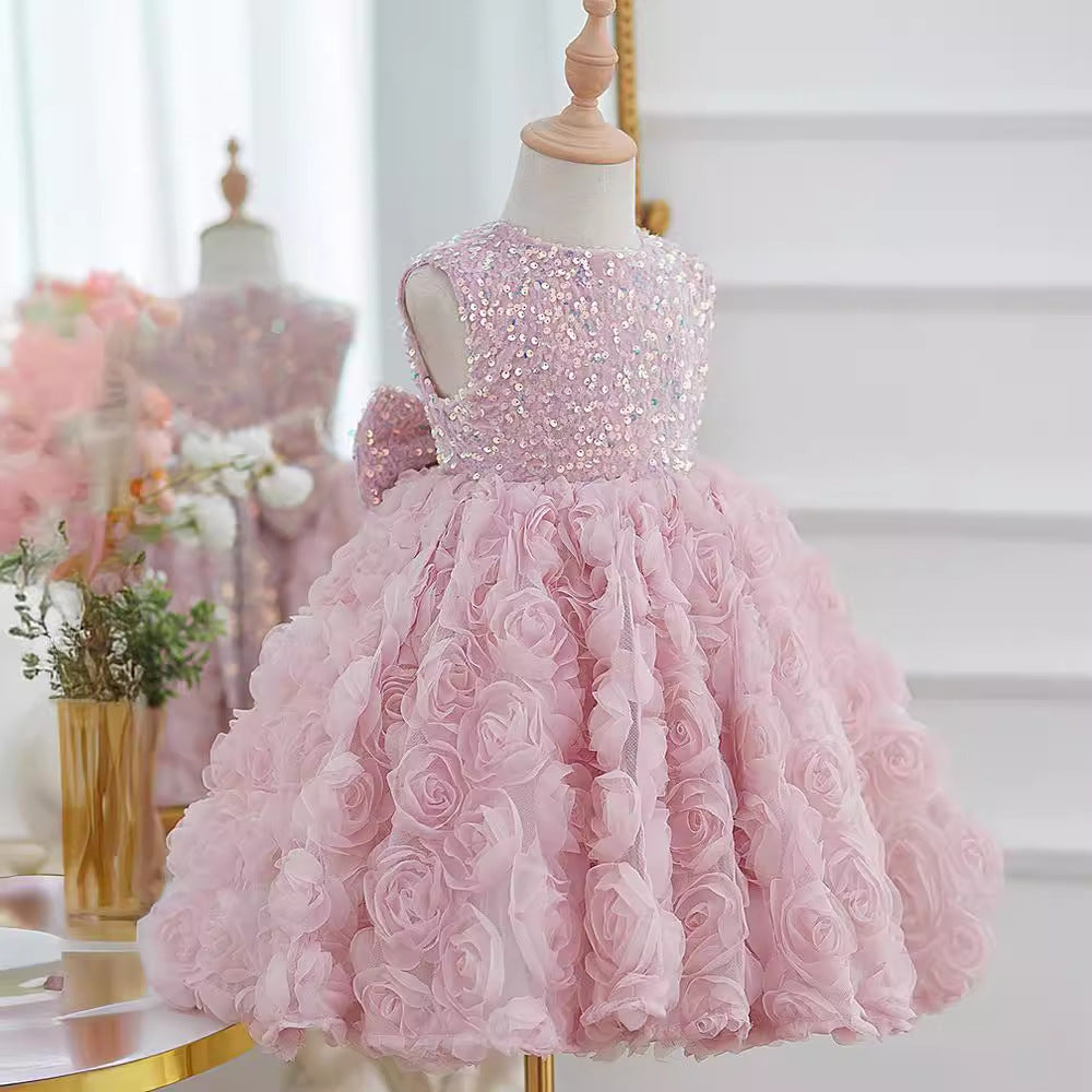 SequinFlora Petti Dress