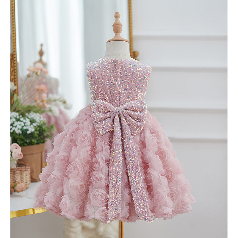SequinFlora Petti Dress