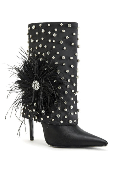 Vionnet Plush Luxe Ankle Boots
