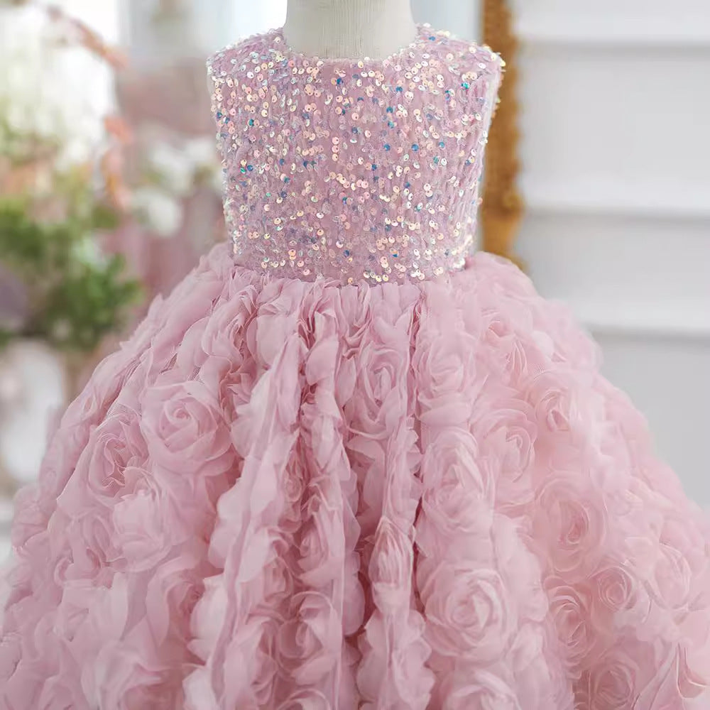 SequinFlora Petti Dress