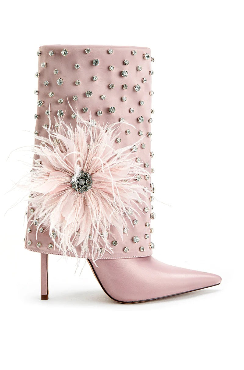 Vionnet Plush Luxe Ankle Boots