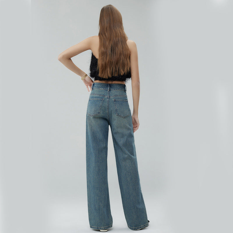 Vintage Déchiré Pantalon