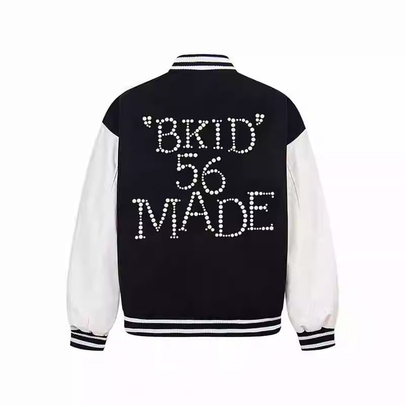 Beaded Varsity Jacket