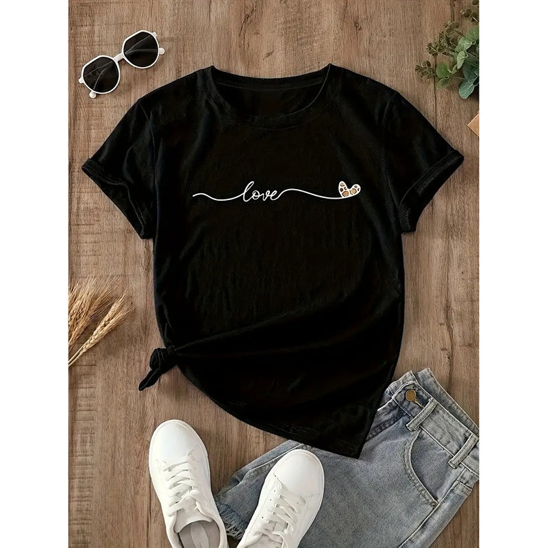 Vionnet Heart Print Tee