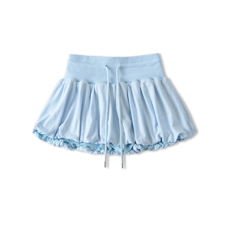 High-Waist Blossom Puff Skirt
