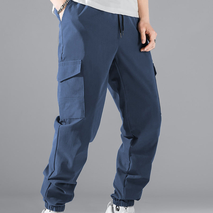 Multi-Pocket Workwear Cargo Pants - ALIZA