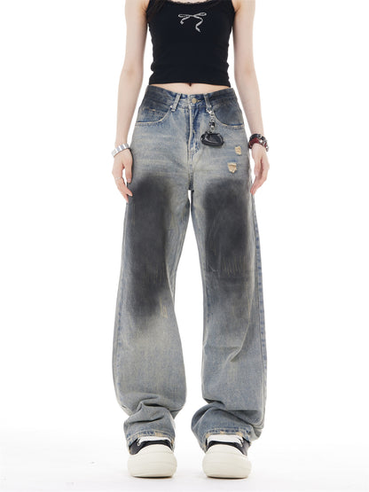 Déchiré Élevé Denim