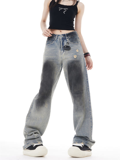 Déchiré Élevé Denim