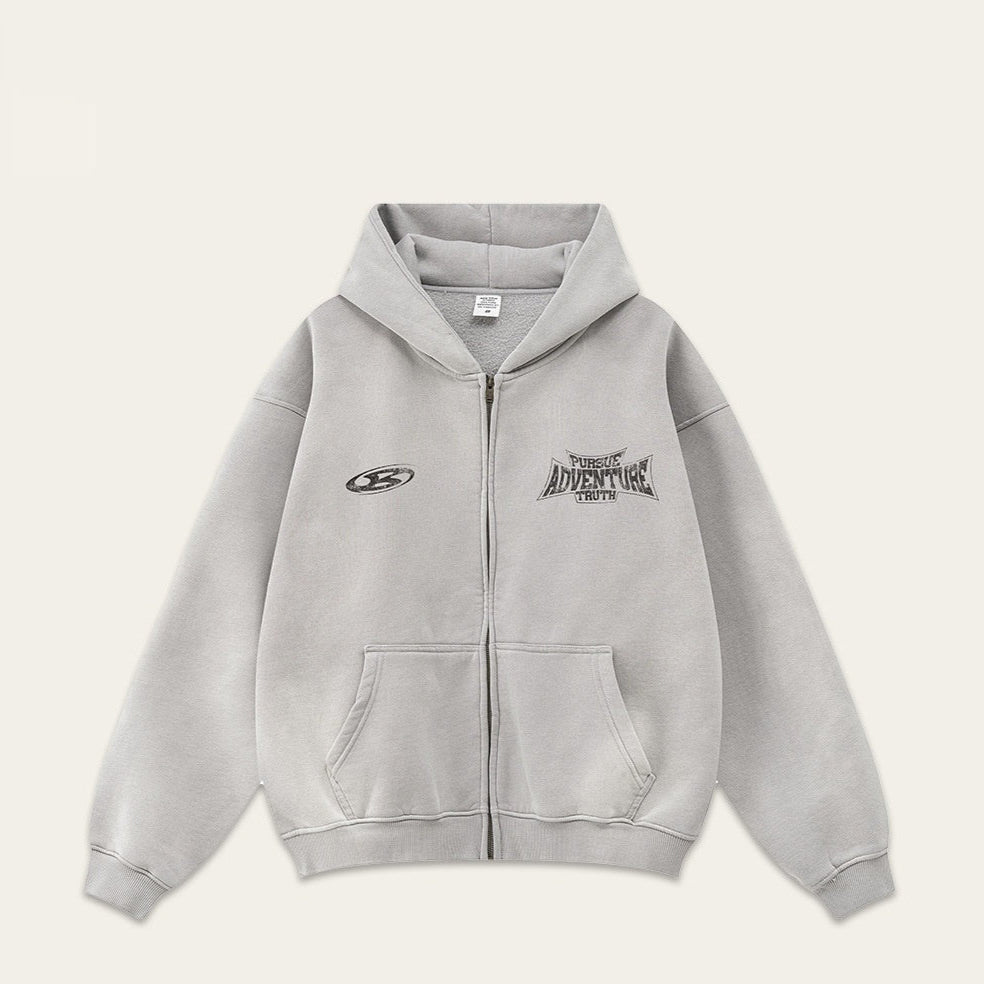 Unisex Patiné Zipper Fleece