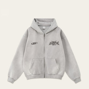 Unisex Patiné Zipper Fleece
