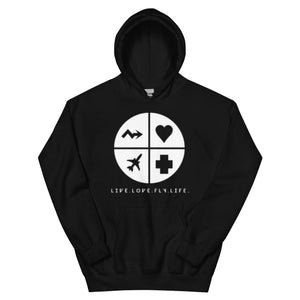 Velour Motif Hoodie