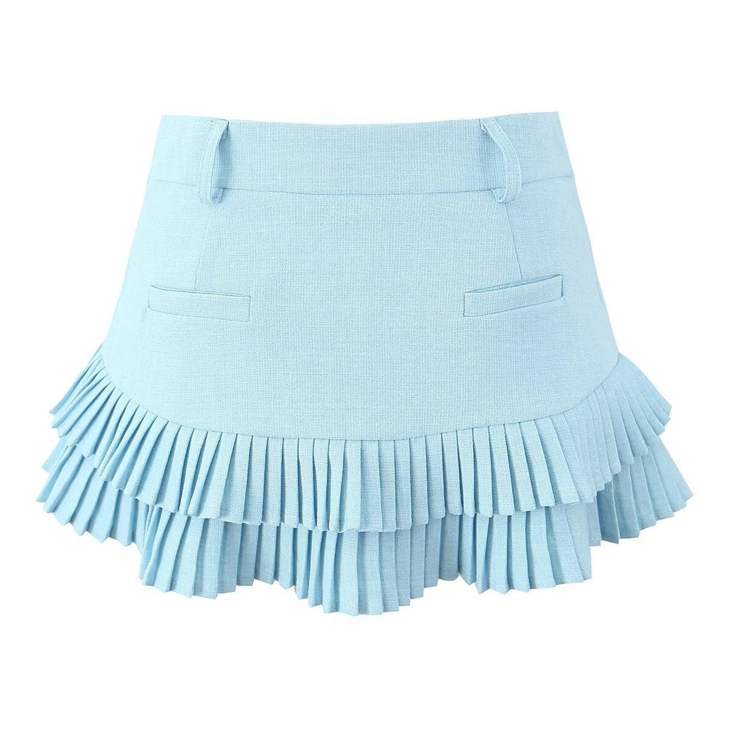 Women's Pleated Mini Skirt