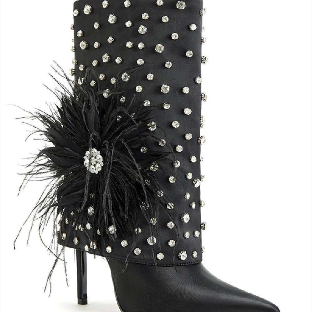 Vionnet Plush Luxe Ankle Boots