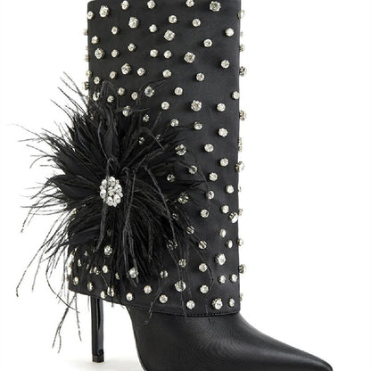 Vionnet Plush Luxe Ankle Boots