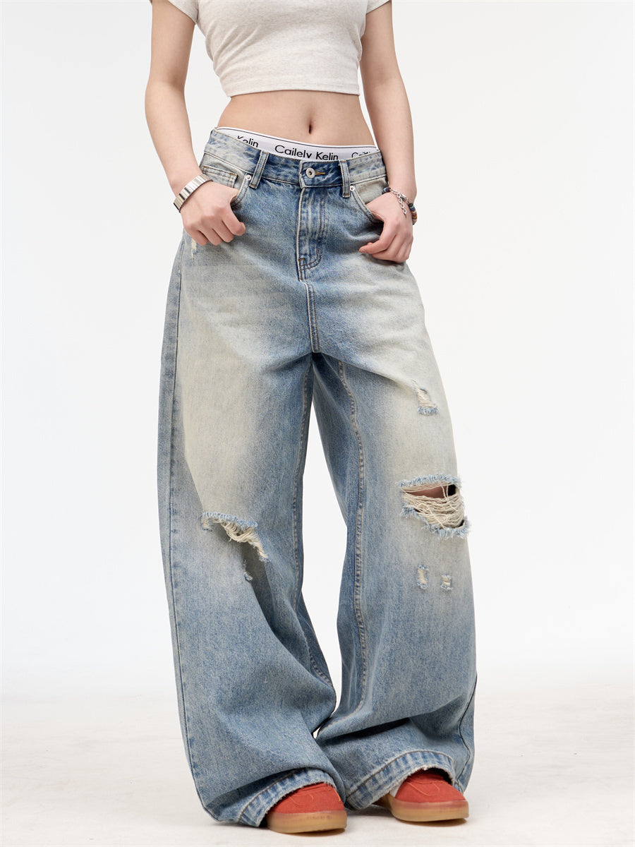 Patiné Droit Denim