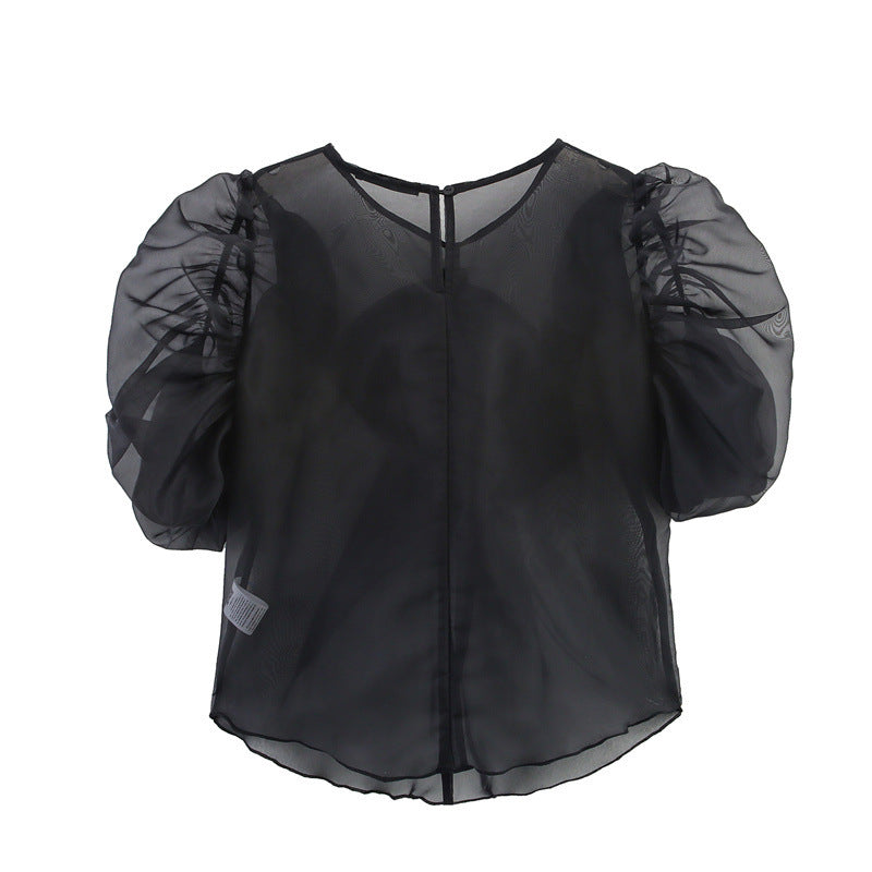 Women's Noeud Puff Top