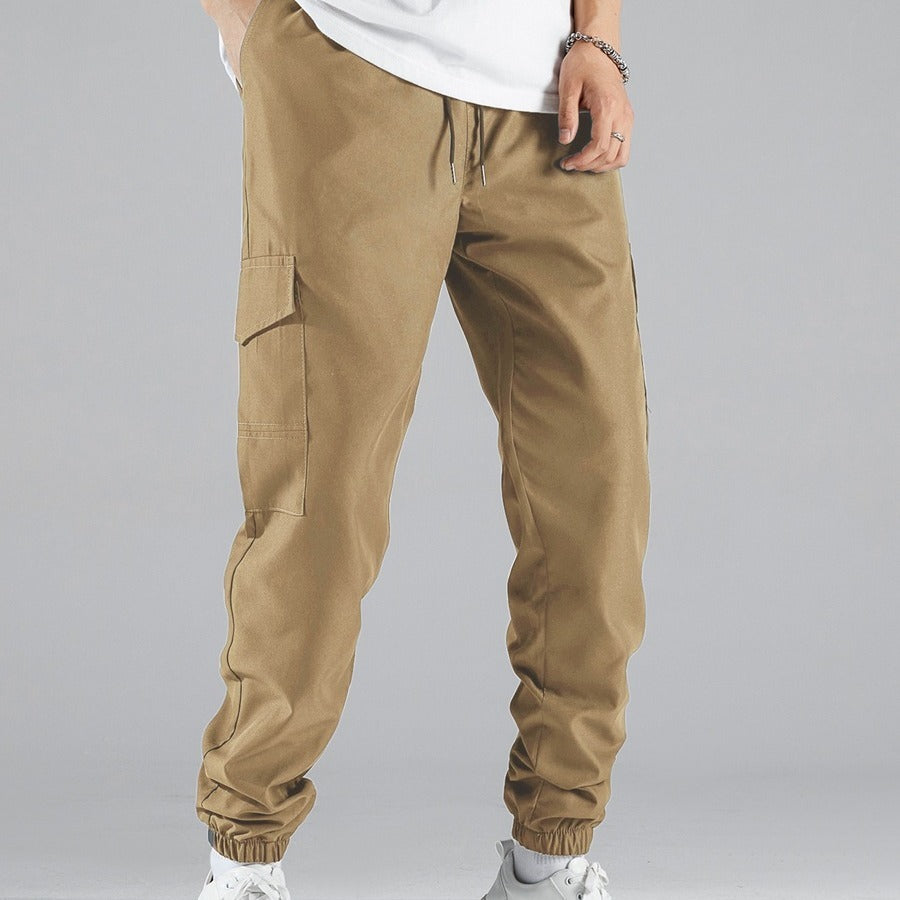 Multi-Pocket Workwear Cargo Pants - ALIZA